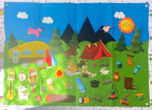 قصة - التخييم والمغامرات -