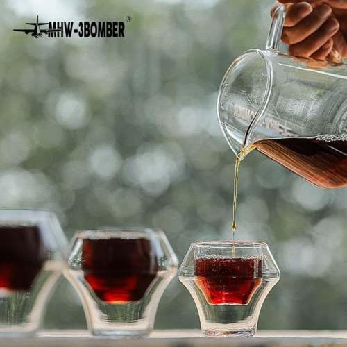 كوب إسبريسو زجاجي من MHW-3BOMBER سعة 60 مل