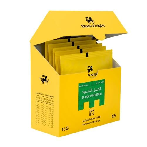 أظرف قهوة الفارس الأسود الجبل الأسود البرازيل مجفف...