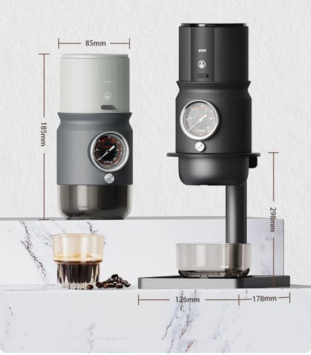 ماكينة إسبريسو كهربائية ستارسيكر Super58 - أسود