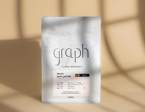 قهوة جراف ويست ارسي اثيوبيا مجففة