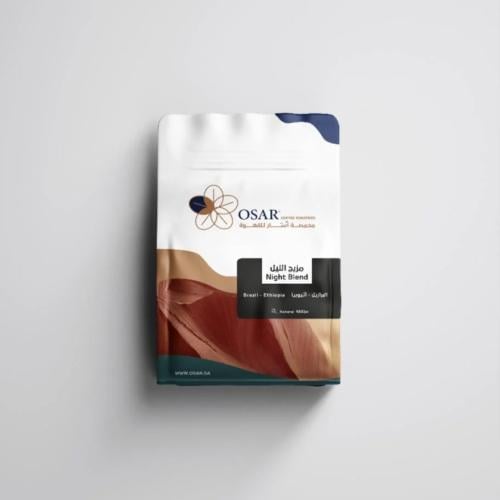 مخفضة قهوة اوسار مزيج الليل البرازيل إثيوبيا مجففة