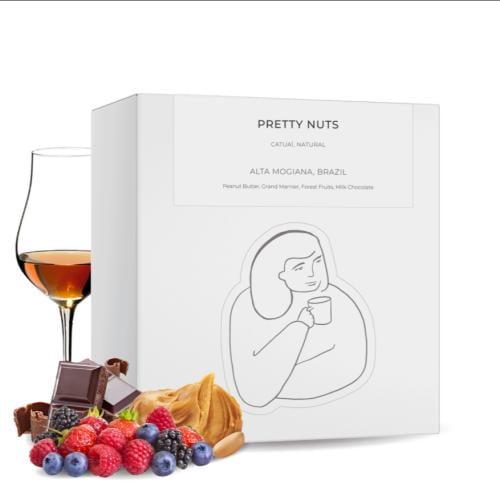 قهوة داك Pretty Nuts البرازيل مجففة لاهوائية إسبري...