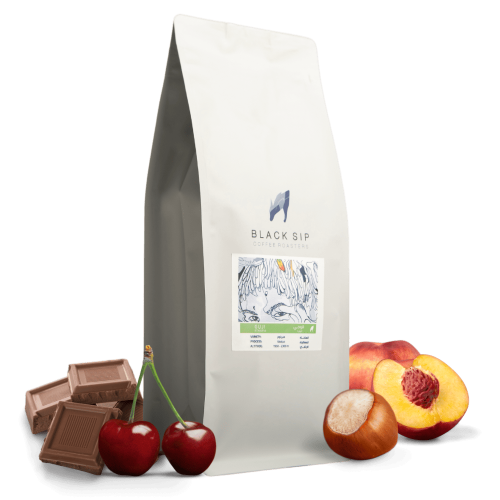 1 كيلو قهوة رشفة سوداء قوجي إثيوبيا مجففة