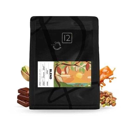 قهوة 12 كوب كاكاو بليند مغسولة 250 جرام