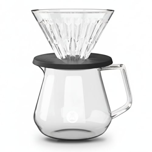 طقم تايمور تحضير القهوة كرستال دريبر زجاجي | Timem...