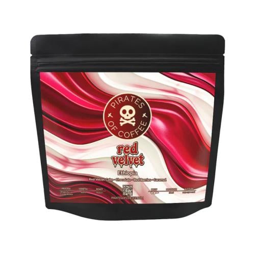 قهوة القراصنة مزيج RED VELVET اثيوبيا مجففة مغسولة...