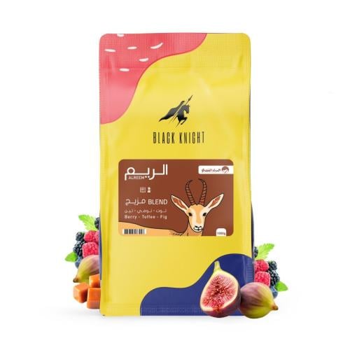 1 كيلو قهوة الفارس الأسود مزيج الريم