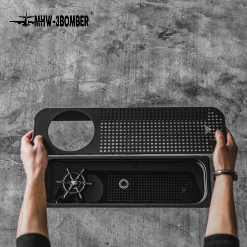 رينزر غسيل اكواب من MHW-3BOMBER لون أسود مقاس كبير