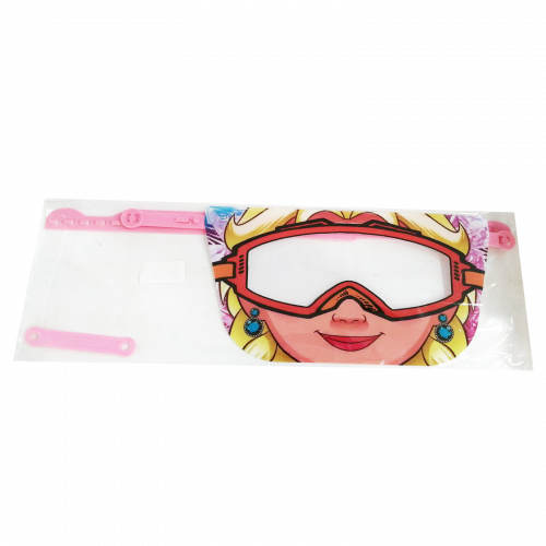 قناع وجه واقي رذاذ للأطفال رسومات بنات وأولاد