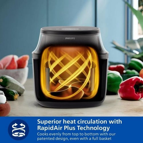 فيليبس قلاية هوائية بسلة مزدوجة 9 لتر، 1.5 كيلوجرا...