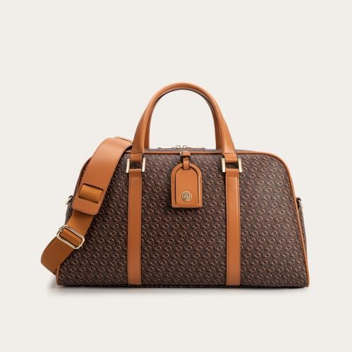 A spacious bag suitable for your trips in brown color