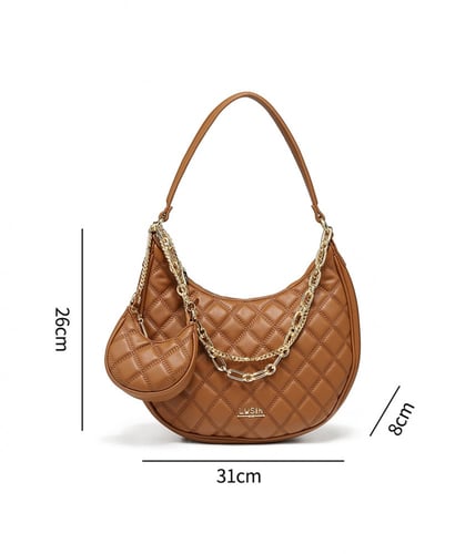 شنطة نسائية لون بني