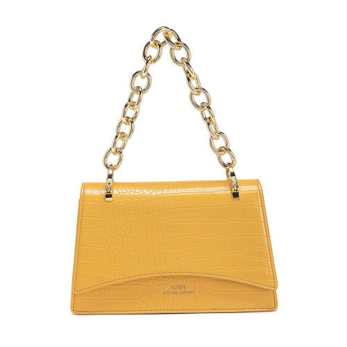 شنطة نسائيه لون اصفر
