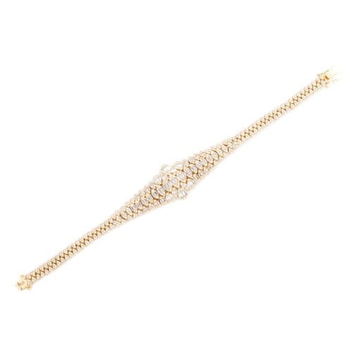 طقم زركون ذهبي فاخر