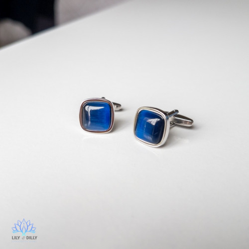 كبك أكمام رجالي - أزرق