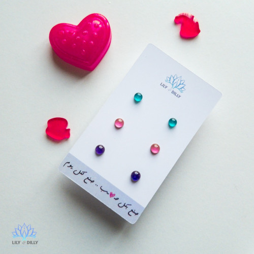 سعادة - أقراط ستانلس ستيل