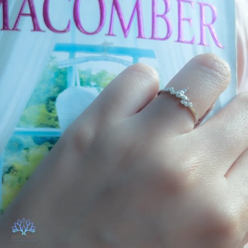 خاتم بيلسان - فضة خالصة