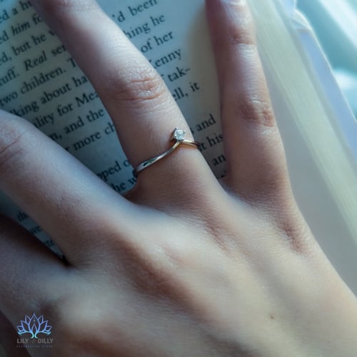 خاتم دان - فضة خالصة