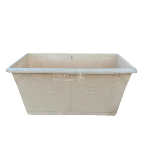 مركن فرنسي مستطيل 80/40