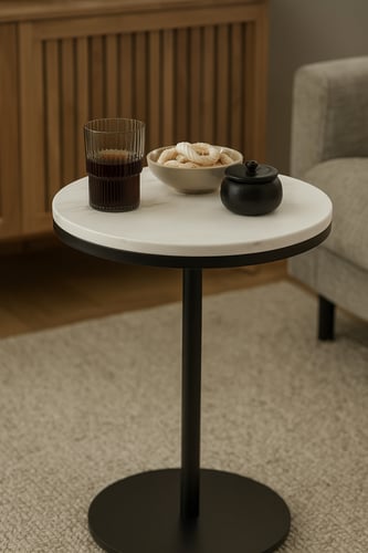 طاولة خدمة عامود