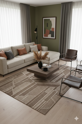 سجادة مودرن هندسية