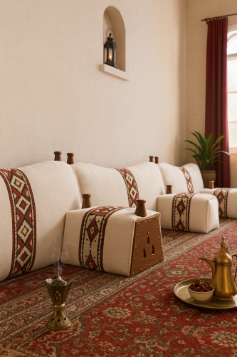 تفصيل جلسات أرضية حسب الطلب بالمتر