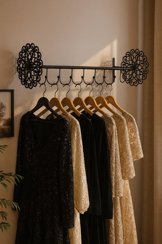 علاقة ملابس جدارية