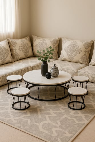 طقم طاولات ارضيه