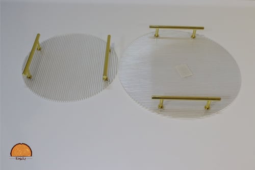 طقم صحون تقديم اكريليك