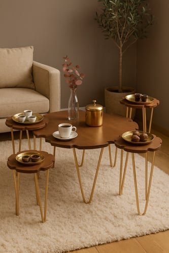 طقم طاولات قهوة