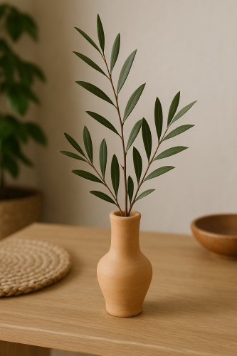 فازة فخار تراثية صغيرة للديكور