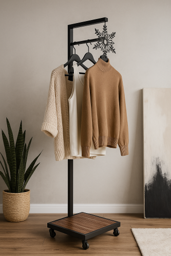 علاقة ملابس متحركة