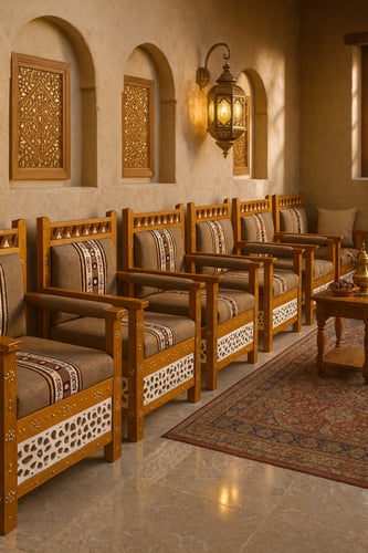 تفصيل جلسات تراثية بالمتر