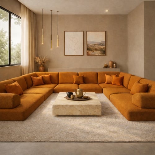 تفصيل جلسة أرضية حسب الطلب