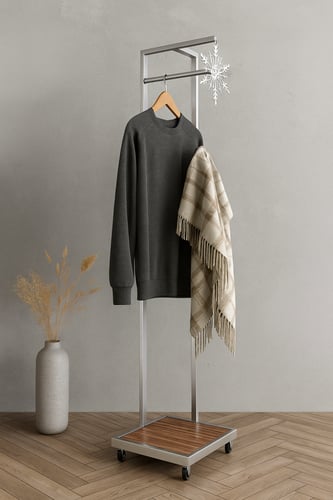 علاقة ملابس متحركة