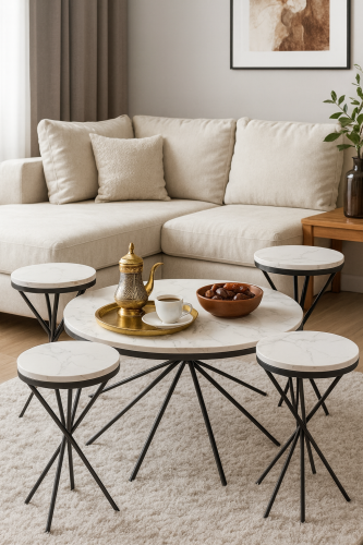 طقم طاولات العنكبوت