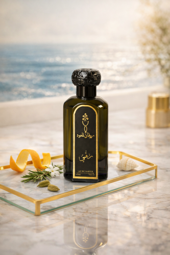 عطر رقي رجالي فاخر – روفان للعود | نفحات خشبية جري...