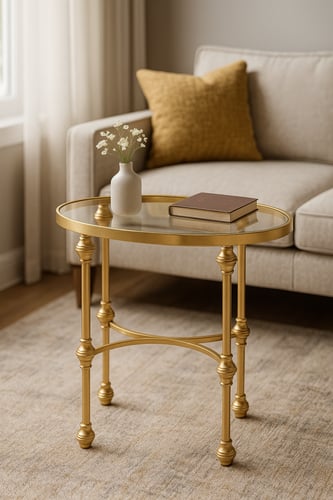 طاولة خدمة قزاز شمباني