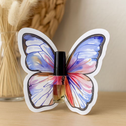 توزيعات عطر فراشة مع عطر جاهز