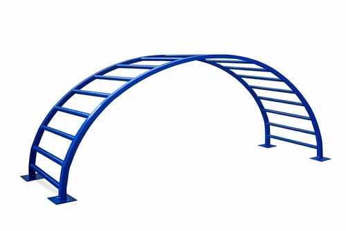 لعبة تسلق أطفال نصف دائرة قوس حديد للحديقة
