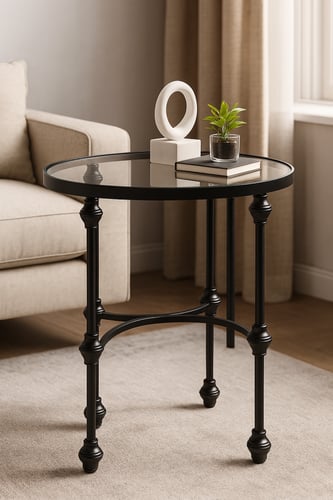 طاولة خدمة قزاز شمباني