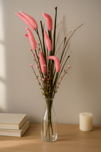 اغصان فلين وردي ناعم