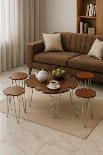 طقم طاولات قهوة