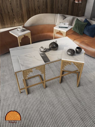 طقم طاولات مستطيله