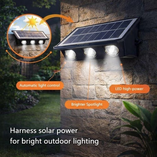 لمبة جداريه بالطاقة الشمسيه