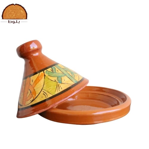 طاجن مغربي فخار بغطاء