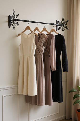 حامل ملابس جداري نجمة