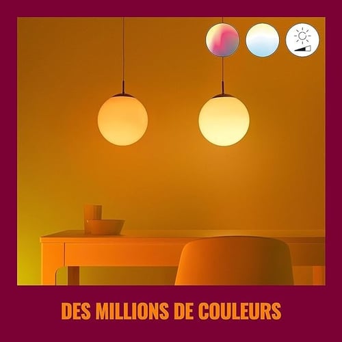 لمبة ذكية WiZ متعددة الألوان 16 مليون لون