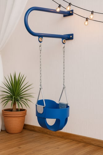 مرجيحه جداريه مقعد ملبس